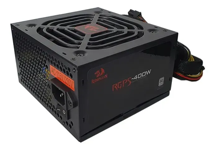 Fonte Redragon 400W 80 Plus White PFC Ativo GC-PS012 ? Preta