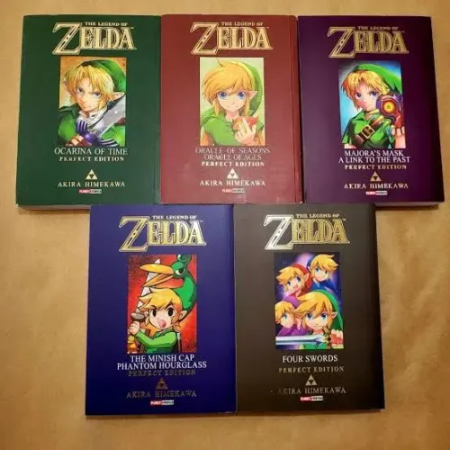 Coleção Mangás Zelda Panini lacrados
