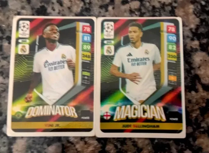 Vendo os melhores do real madrid card game Champions League 2025