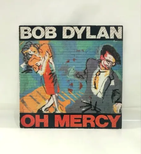 LP VINIL -BOB DYLAN "OH MERCI" COM ENCARTE INTERNO ANO 1989- 10 MUSICAS. 38,0 Minutos CBS