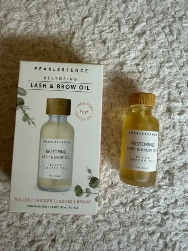 Pearlessence Lash & Brow Oil 30ml Óleo de Rícino - Comprado nos EUA