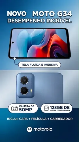 Motorola Moto G34 128Gb Azul
