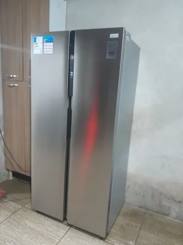 Geladeira Side by Side Midea 442L Inverter Frost Free Inox - Excelente Estado!