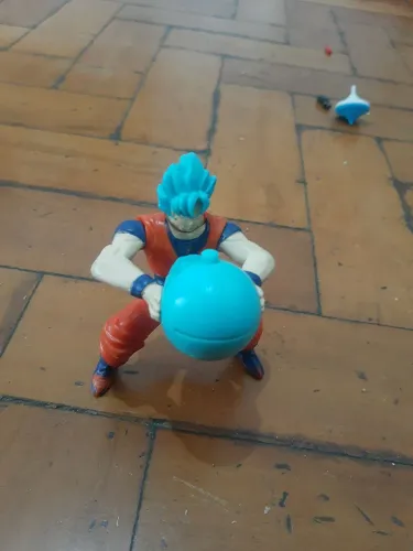 Boneco Goku BLUE burguer king 