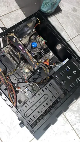 Pc Gamer Completo i7 + 32gb ram + RX 580 + Placa Mãe Asus + Fonte Gigabyte + HD + Windows