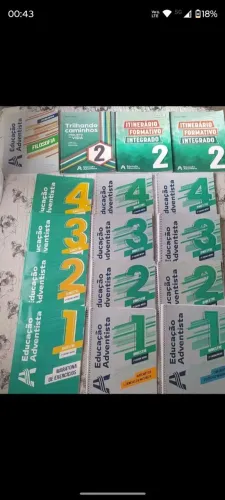 Vendo livros 2°Ensino médio (2 semestre) Colégio adventista
