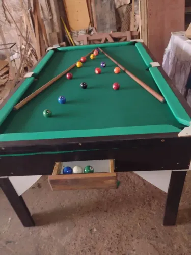 Mesa de bilhar para residência,casa de festa e barbearia 