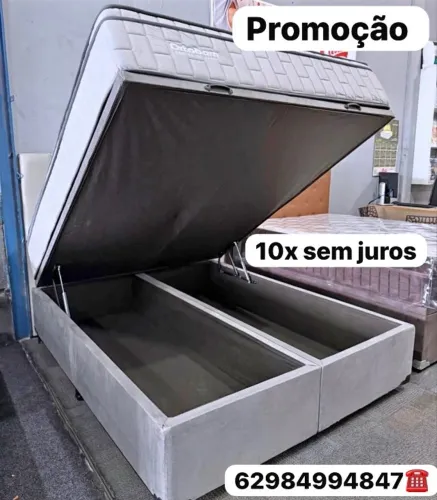 Cama bau casal