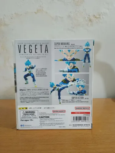 SH figuarts Dragon Ball Super Vegeta Super Saiyan God Super Saiyan - Bandai