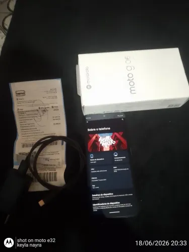 Vendo moto g06 semi novo com duas semana * de uso