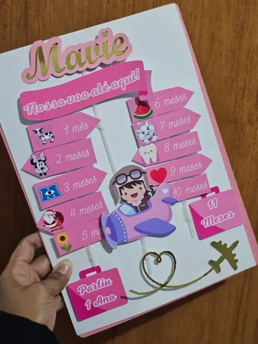 Topo de bolo personalizado