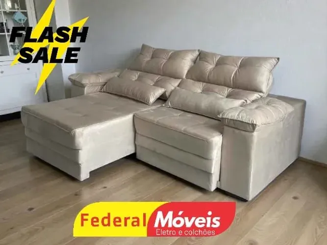 Sofá Reclinável Super Oferta 2,00m - Entregamos