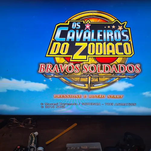 PS3 PlayStation3 Jogo CAVALHEIROS DO ZODÍACO BRAVOS SOLDADOS SANT SEIYA