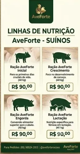 Ração para aves e Suínos 