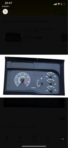 Painel de instrumentos volvo vm