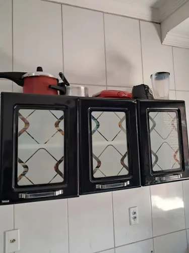 Vendo 03 peças armário aço inox