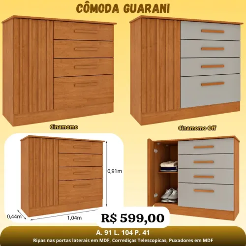 Cômoda Guarani