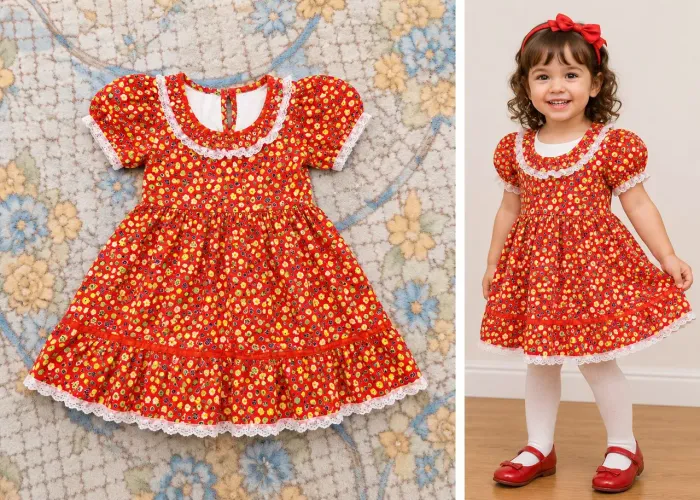 Vestido quadrilha