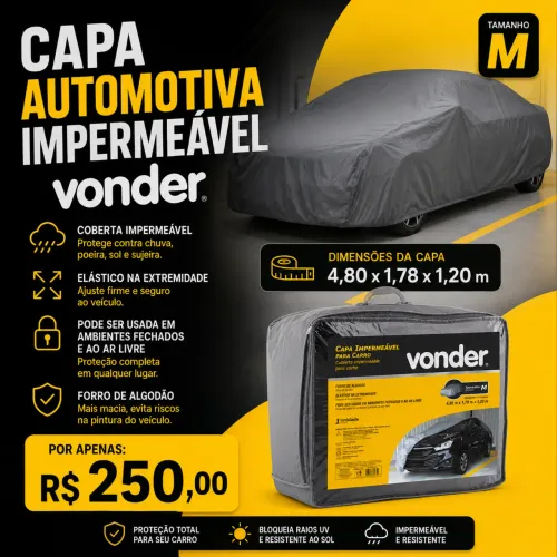 Capa Automotiva Impermeável 