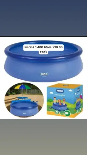 Piscina 1.400 litros