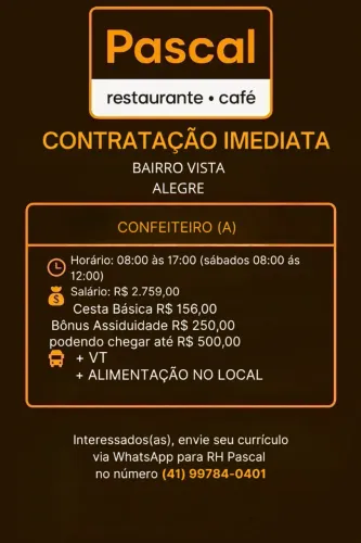 Confeiteiro (a)