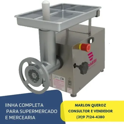 Moedor de Carne Boca 10 Braesi Bivolt