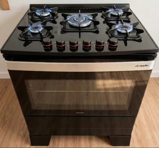 Fogão com mesa de vidro 
