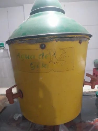 Carrinho de água de coco