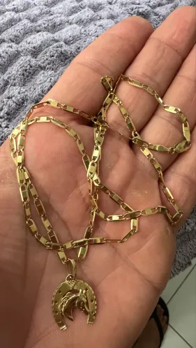 Corrente ouro 18k 10 grama