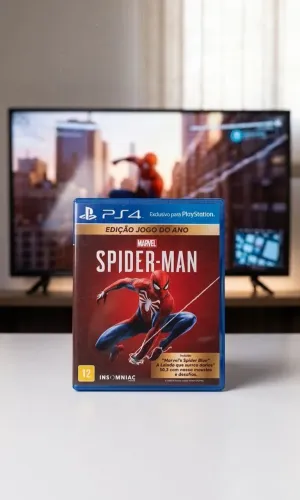 Jogo PS4 Marvel Spider-man edição jogo do ano