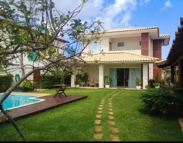 Condomínio Parque do Jacuípe - CASA COM 5 QUARTOS MOBILIADO - OPORTUNIDADE
