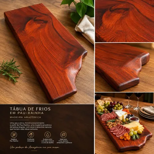Tábua para frios e ornamentação