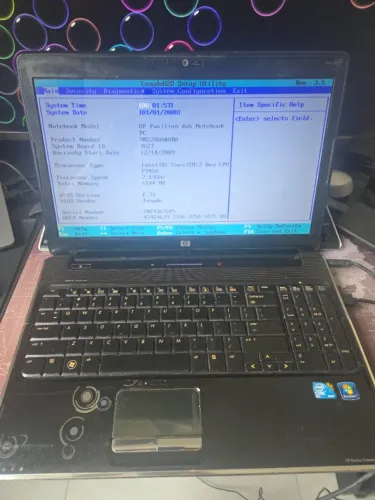 Notebook HP Pavilion dv6 Core 2 Duo, 6GB RAM - Liga, Precisa de Reparos