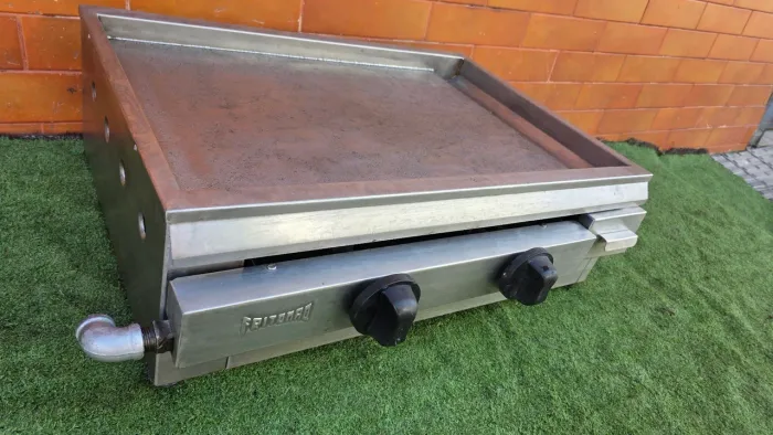 Chapa a gas fritomaq lanches hambúrguer 