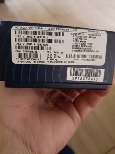 Celular Motorola Moto One Verde Esmeralda 128 giga