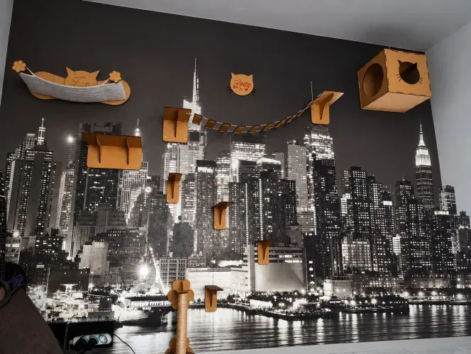Kit Playground Suspenso para Gatos c/ 10 peças