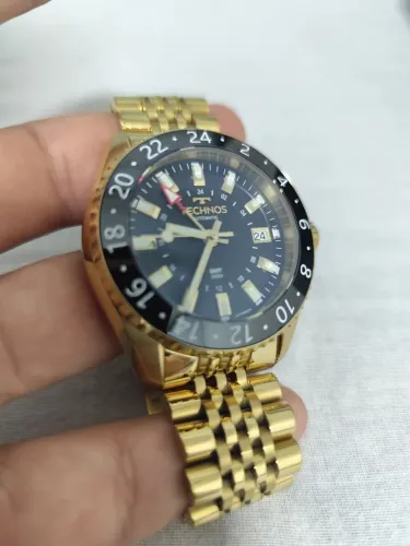 TECHNOS relógio TECHNOS automático gmt