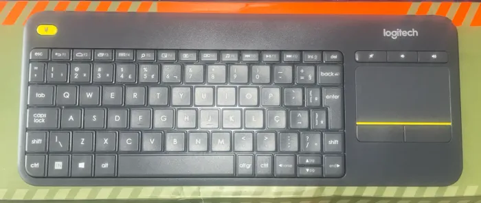 Teclado sem fio logitec k-400