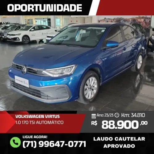 Volkswagen Virtus TSI 1.0 Flex 12V 4P Aut. 2023