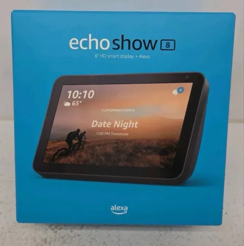 Echo Show 8 1ª Geração Tela Inteligente HD com Alexa - Charcoal