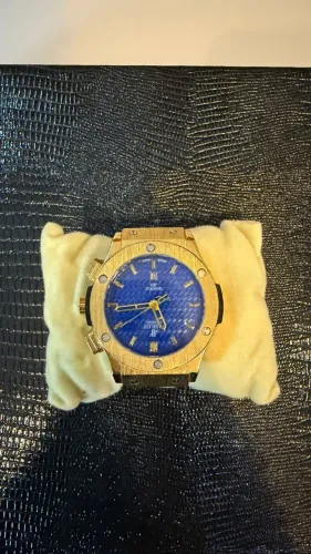 RELÓGIO PREMIUM BLUE GOLD EDITION