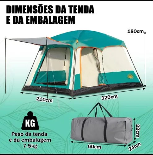 Vendo barraca de camping usada 1 vez
