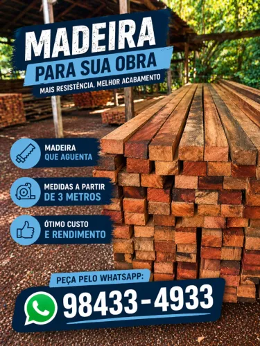 Madeira para sua obra