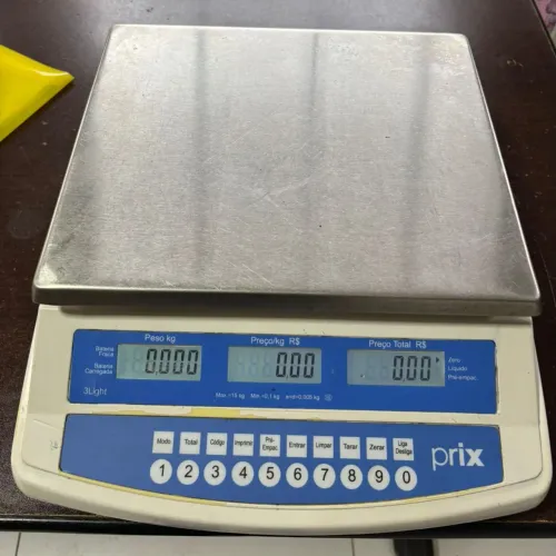 Balança Toledo Prix 3 Light cap.15 kg com bateria