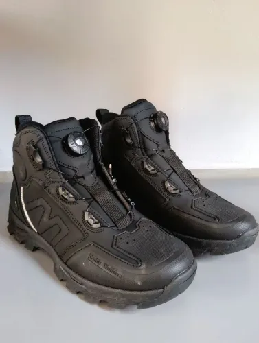 Bota Cano Alto Motociclista Com Ajuste Rápido - Tam 39 (Nova)