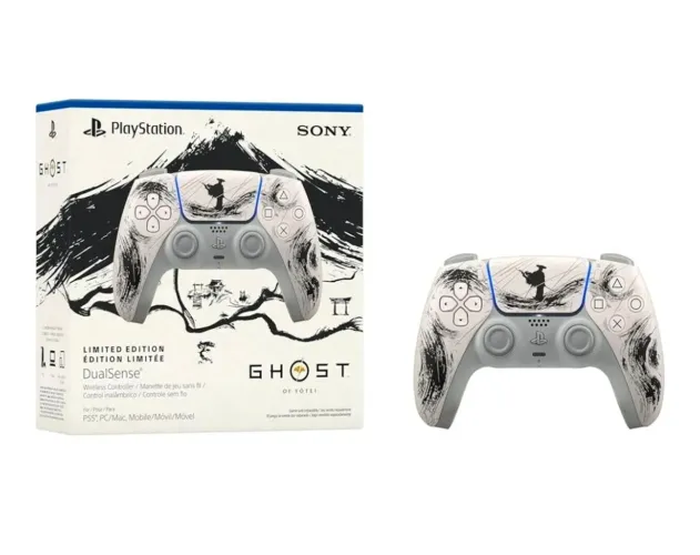 Controle ps5 Dual Sense Ghost Of Yotei lacrado