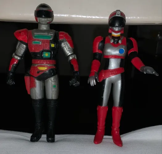 Winspector Fire e SolJeanne Glasslite Action Figures anos 90