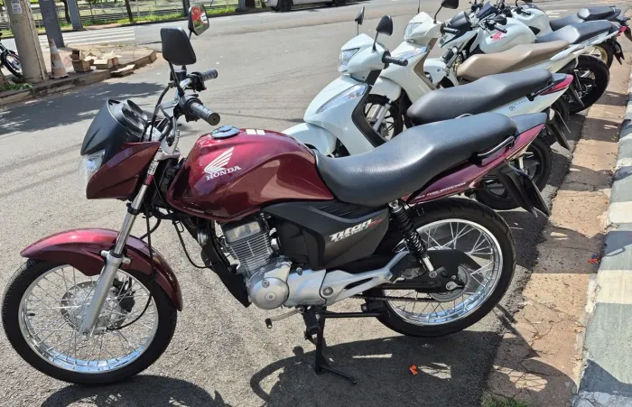 TITAN 150 ESDI 2012 VINHO $12800 LINDA LINDOMAR MOTOS