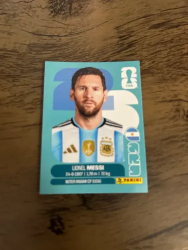 Figurinha panini da copa - Messi