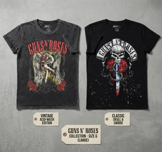 Kit duas camisas Guns N' Roses